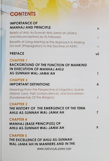 Manhaj (Fundamental Principles) of Ahlu As-Sunnah Wal-Jamaáh (ASWJ)