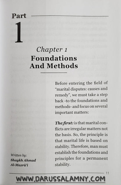 Marital Disputes Cause &amp; Remedy