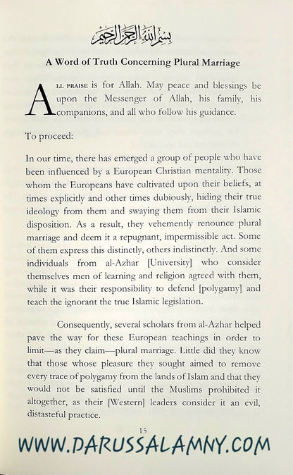 Marry Women of Your Choice A Defense of Plural Marriage