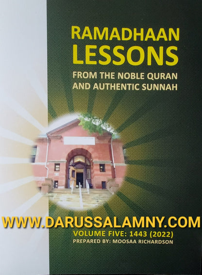 Ramadhaan Lessons from The Noble Quran And Authentic Sunnah Workbook 3
