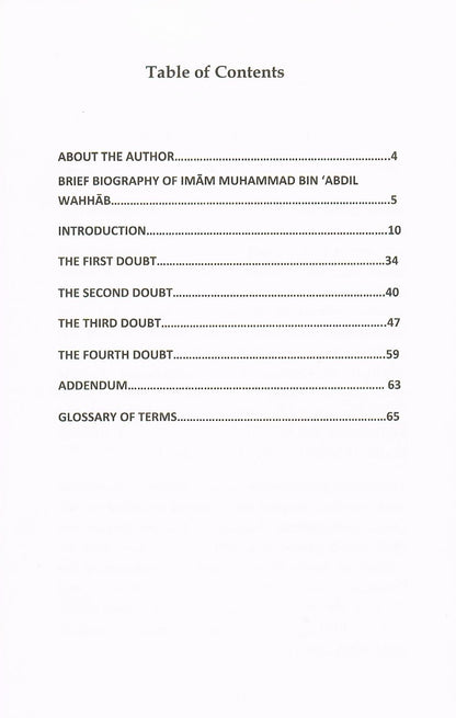 Refuting the Doubts Surrounding the Dawah of Imam Muhammad Ibn Abdul Wahhab