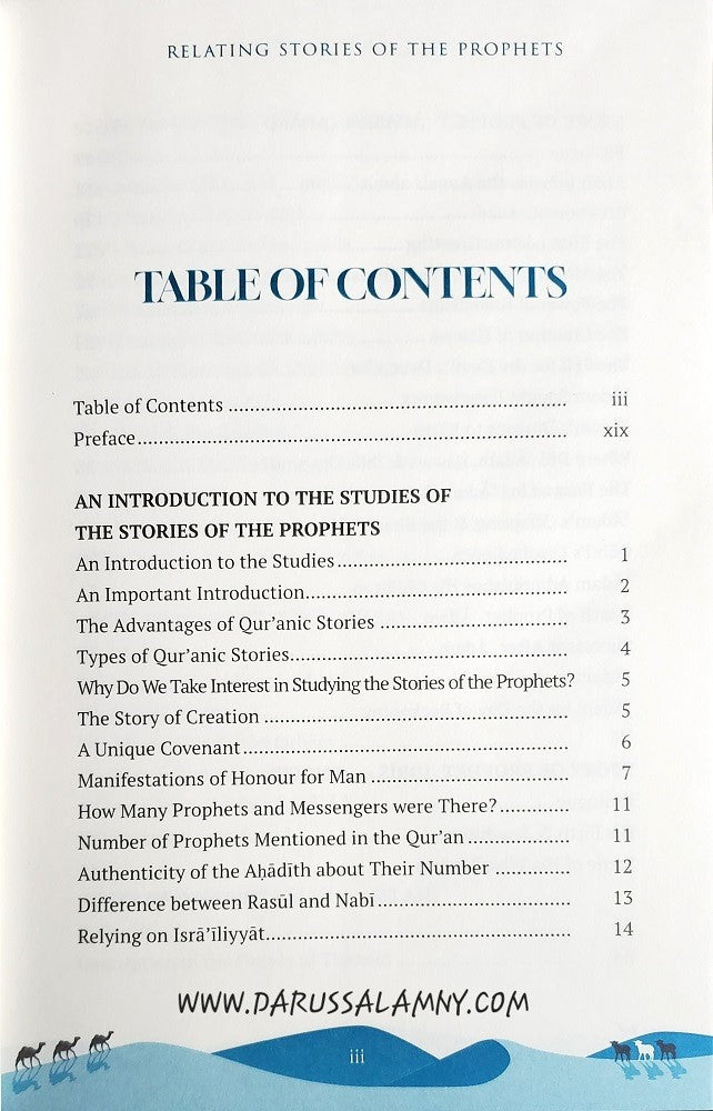 Relating Stories of The Prophets From Adam to Muhammad