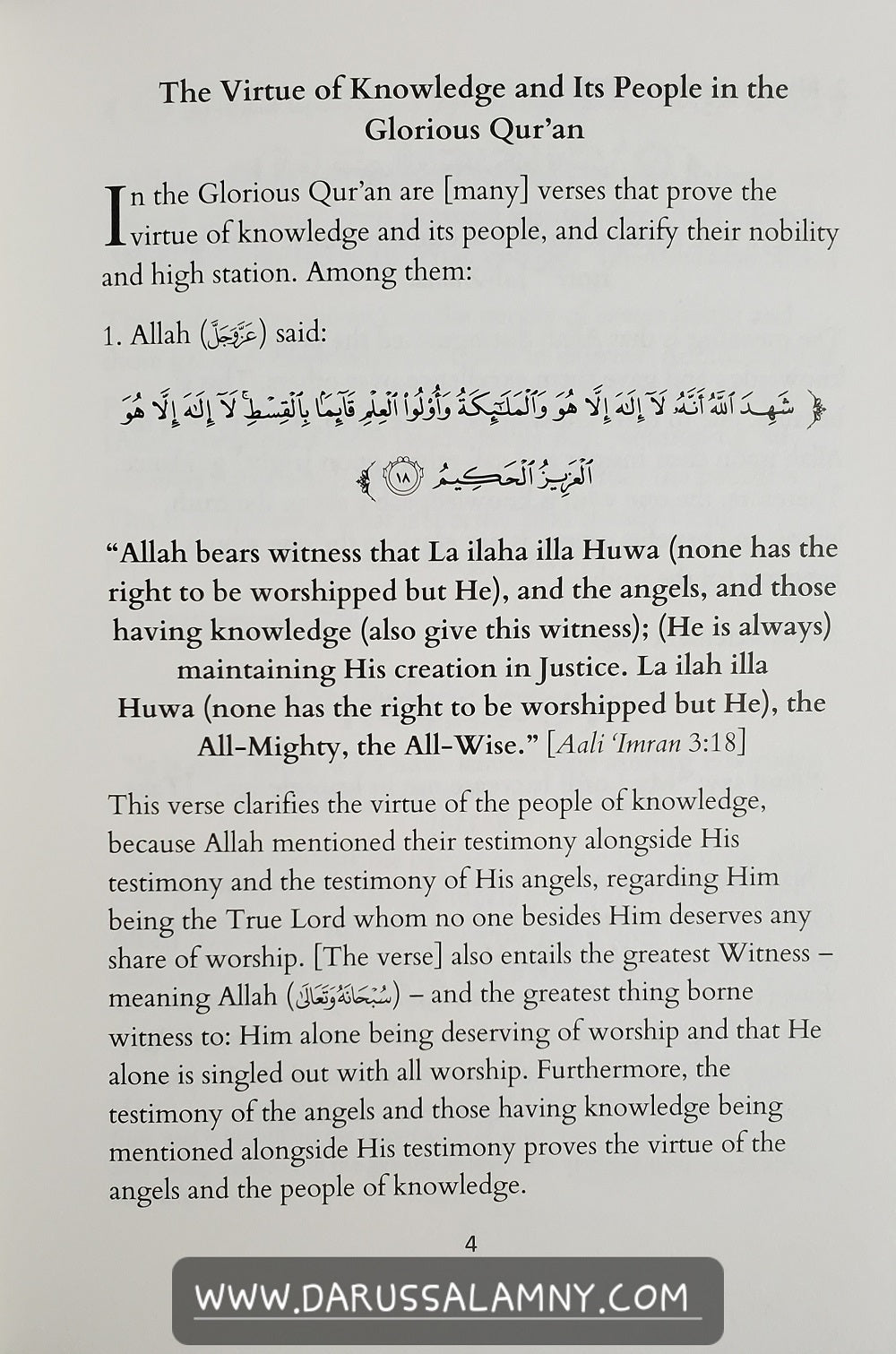 Selected Gems On the Virtue of Knowledge and Its People And the Mannerisms Which Are Incumbent Upon the Seekers of Knowledge