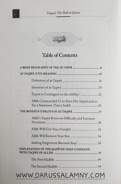 Taqwa The Path To Success
