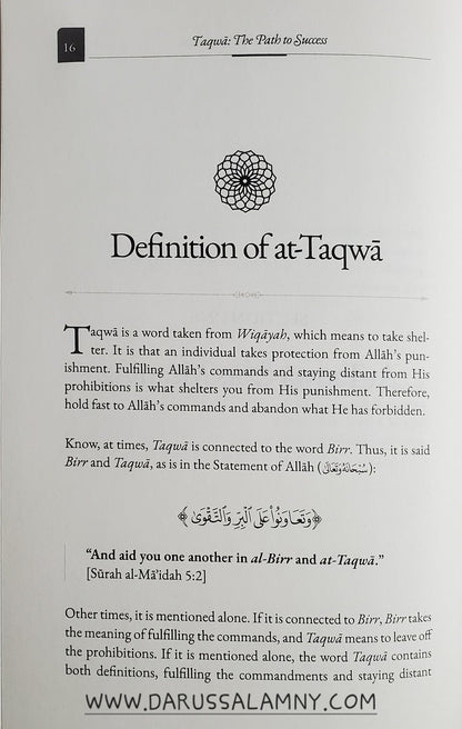 Taqwa The Path To Success