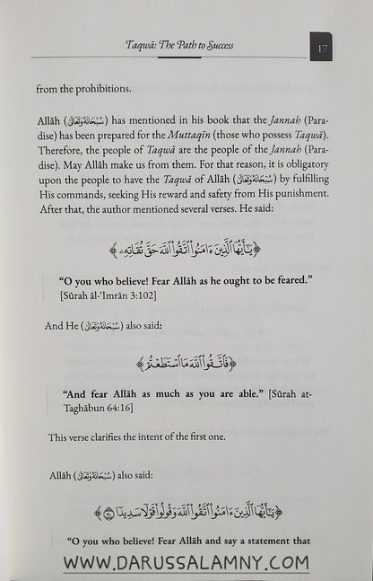 Taqwa The Path To Success