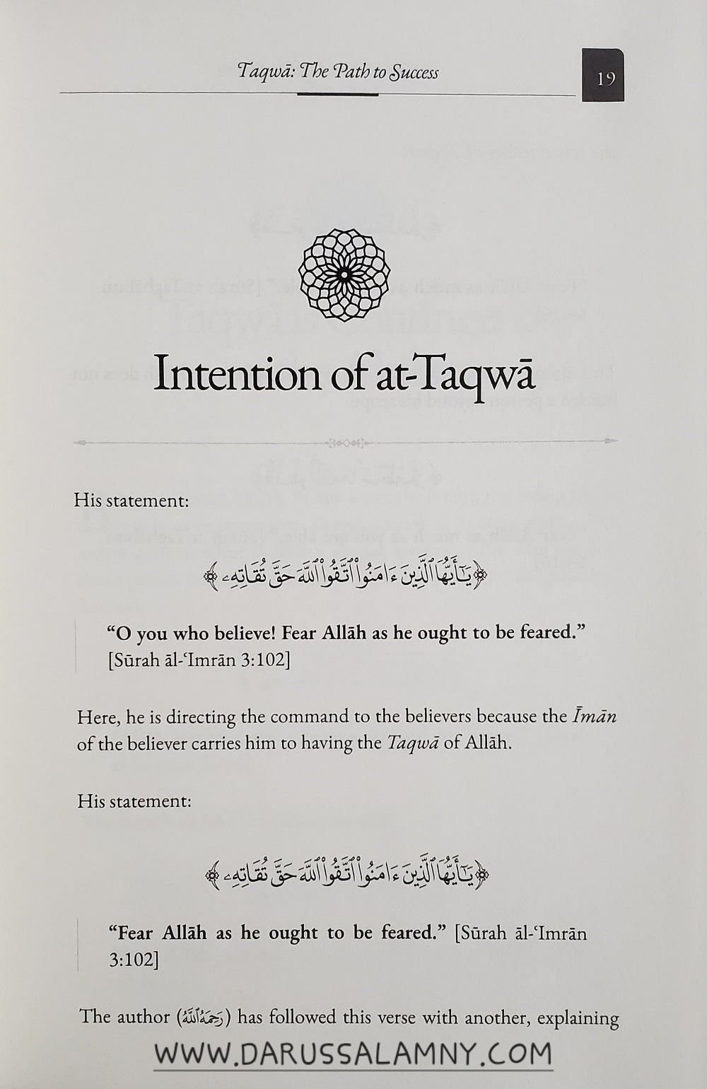 Taqwa The Path To Success