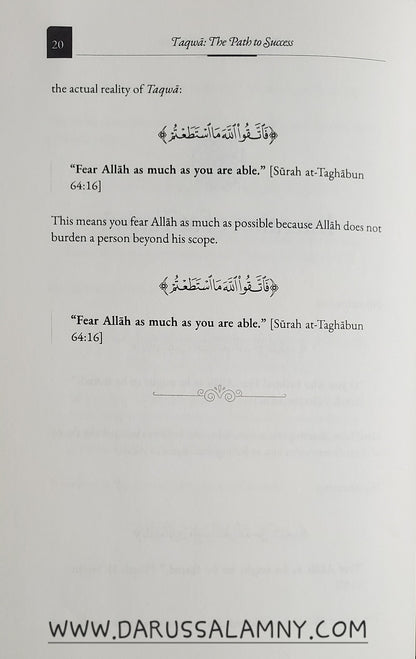 Taqwa The Path To Success