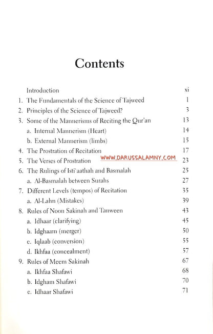 The Essence of Tajweed The Fundamentals of the Recitation of Imam Hafs