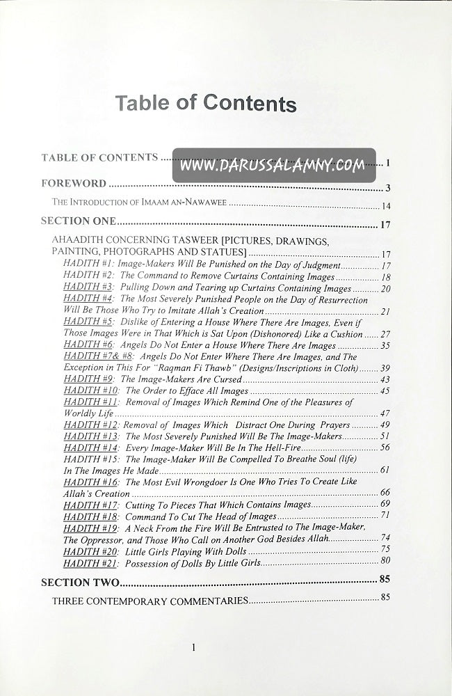 The Islamic Ruling Concerning Tasweer