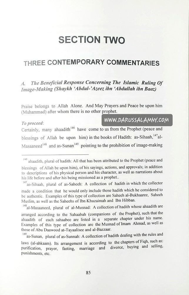 The Islamic Ruling Concerning Tasweer