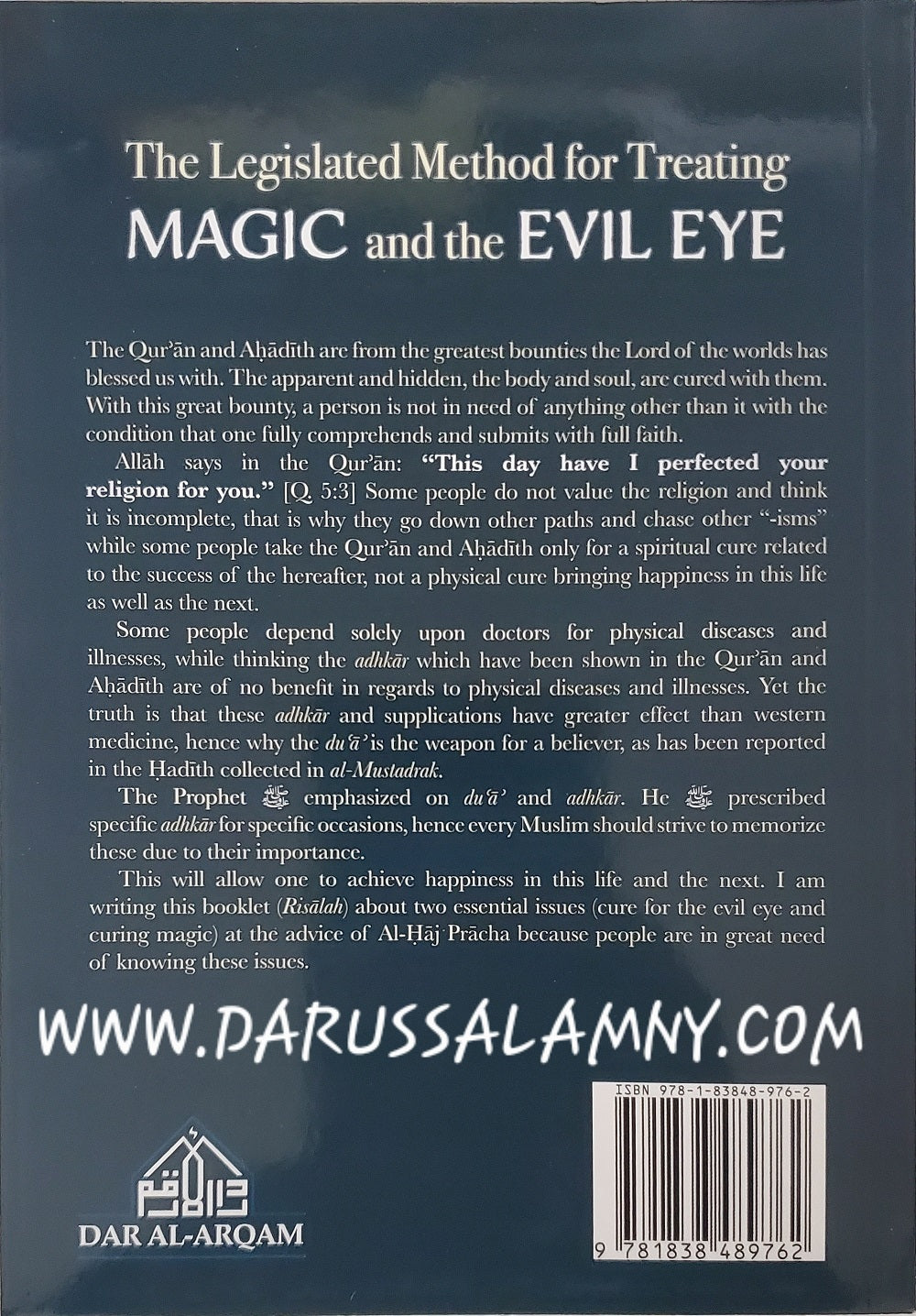 The Legislated Method for Treating Magic and the Evil Eye